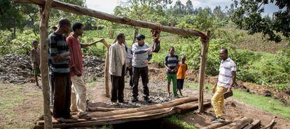 Proyecto solidario de construcción de pozos de Ferrovial en Etiopía.