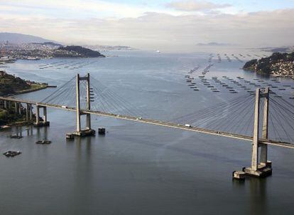 El puente de Rande en Vigo