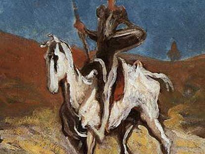 &#39;Quijote&#39; (1868), de Honoré Daumier.