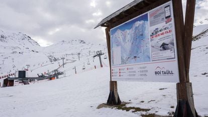 Les pistes d'esquí de Boí Taüll, a la Vall de Boí.