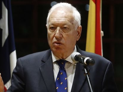 El ministro de Asuntos Exteriores y Cooperaci&oacute;n de Espa&ntilde;a, Jos&eacute; Manuel Garc&iacute;a Margallo.