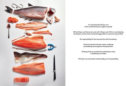Interior of 'Fish Butchery', by Australian chef Josh Niland (Hardie Grant Books).