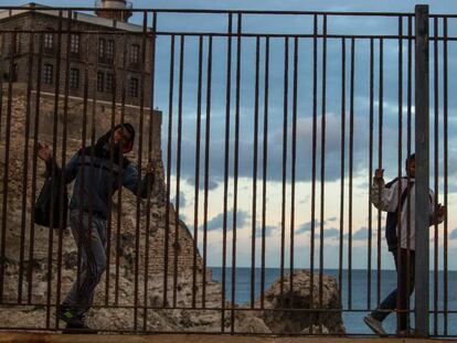 Los alrededores del Puerto de Melilla.