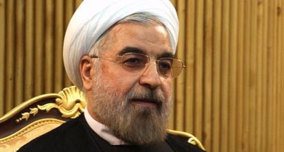 El presidente iraní, en Teherán.