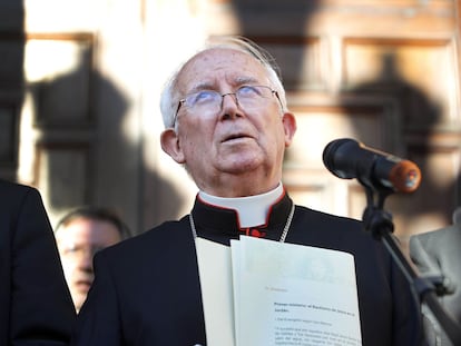 El cardenal Antonio Cañizares, en una imagen de archivo.