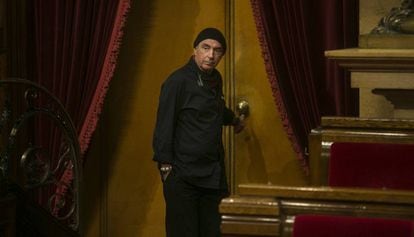 Llu&iacute;s Llach, en el Parlament