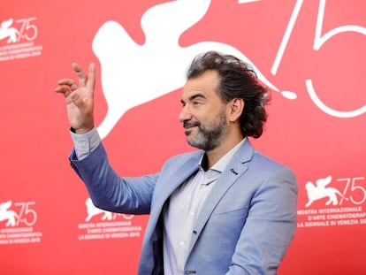 Pablo Trapero en el último Festival de Venecia de cine.