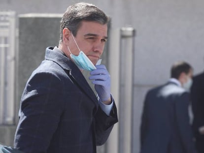 Visita de Pedro Sánchez la fábrica de la compañía Hersill en Madrid hace una semana.