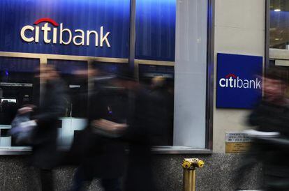 Oficina de Citibank en Nueva York