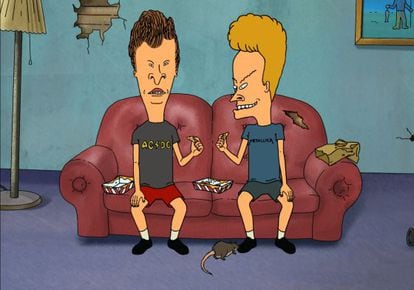 Butt-Head y Beavis, en una imagen de la serie de animaci&oacute;n que protagonizan.