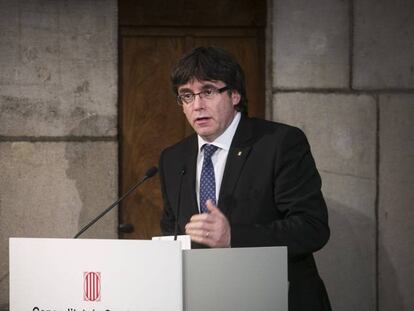 El president Carles Puigdemont.