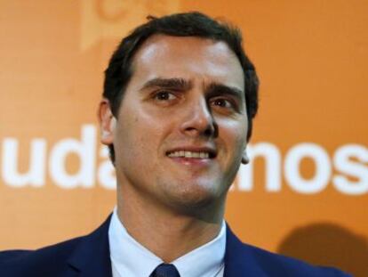 El candidato de C&acute;s a las elecciones generales, Albert Rivera.