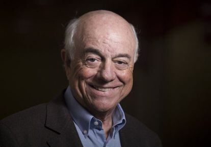 El presidente del BBVA, Francisco Gonzalez, en el Mobile World Congress en Barcelona