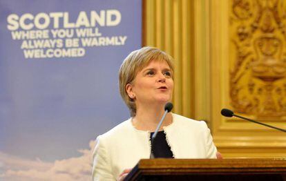 La primera ministra de Escocia, el pasado 1 de agosto.