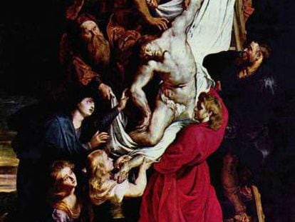 'Descendimiento de la cruz', de Rubens, una de las obras censuradas por Facebook. 