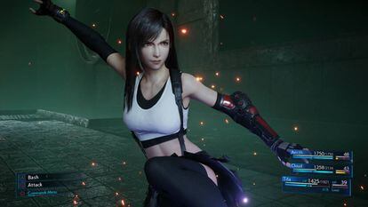 El personaje Tifa Lockhart en un fotograma del videojuego 'Final Fantasy VII Remake'.