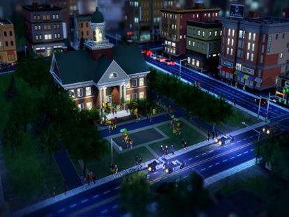 Protestas dentro del juego virtual SimCity