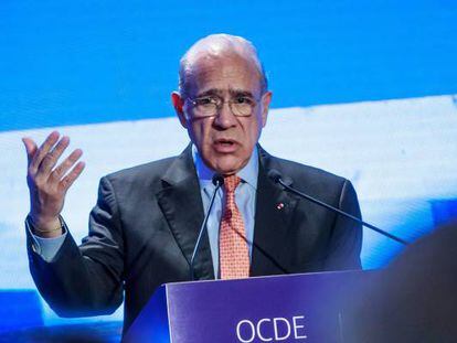 El secretario general de la Organización para la Cooperación y el Desarrollo Económicos (OCDE), Ángel Gurría.