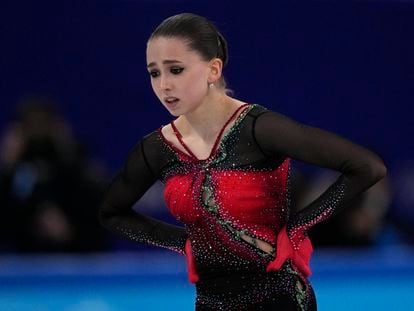 Kamila Valieva, el pasado febrero, en los Juegos de Pekín.