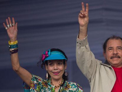 Daniel Ortega y Rosario Murillo.