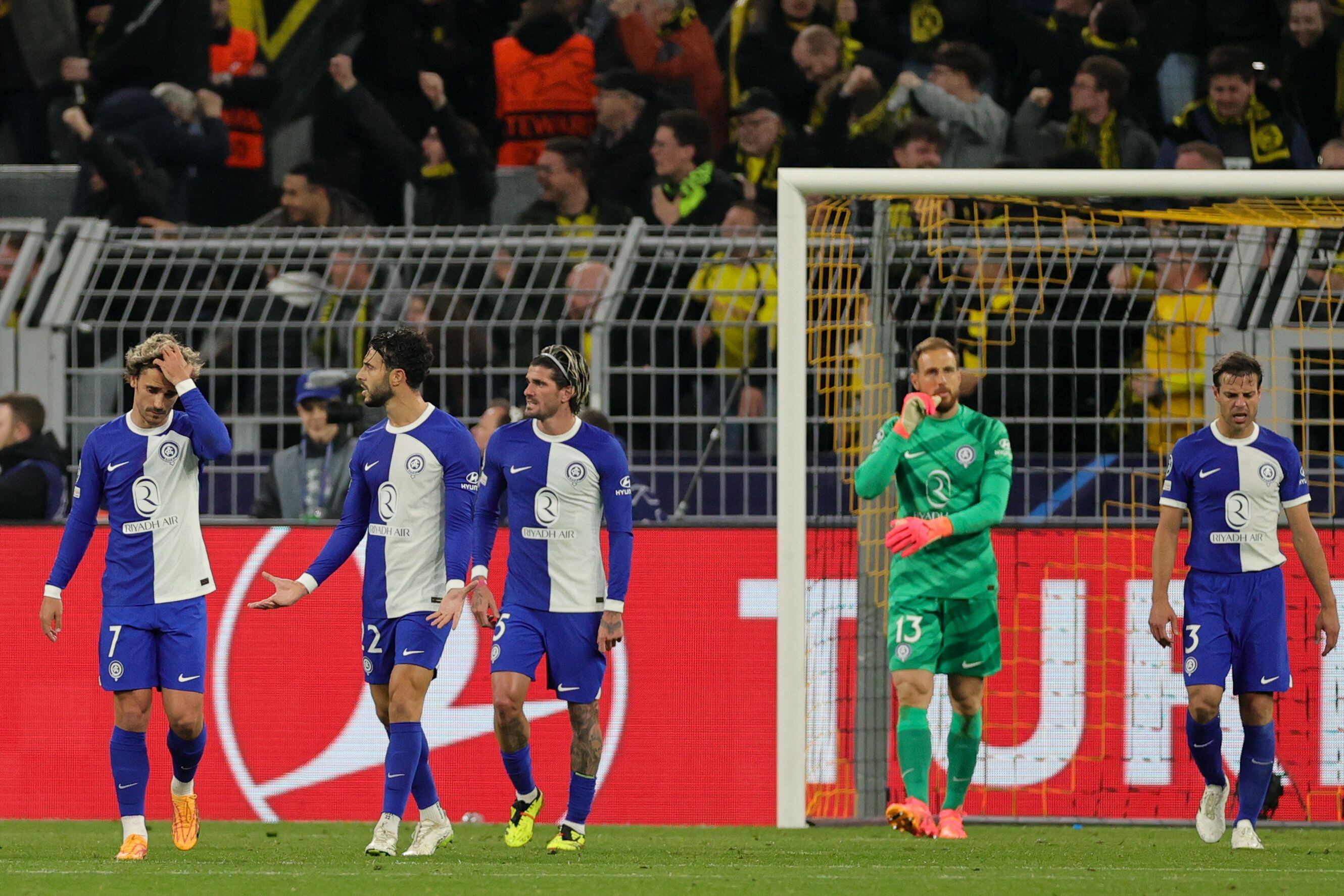 Dortmund retrató la temporada del Atlético