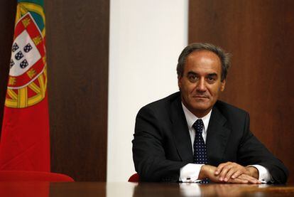 José Eduardo Marcelino Carvalho posa en la sede de la AIP en Lisboa.