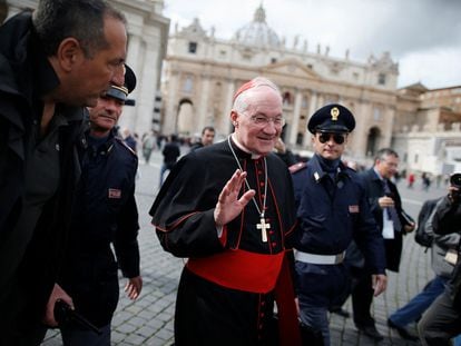 El cardenal Marc Ouellet de Canadá en el Vaticano, en 2013.