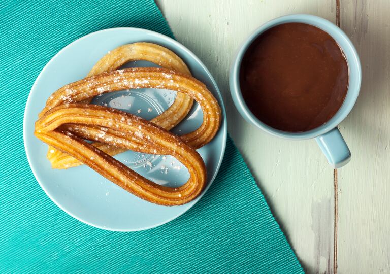 Los churros, mejor con chocolate.