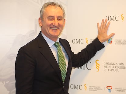 Tomás Cobo, presidente del Consejo General de Colegios Oficiales de Médicos.