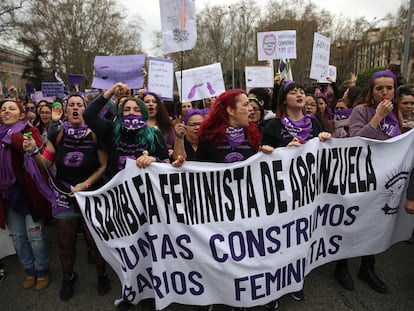 Manifestación del 8-M celebrada este año en Madrid.