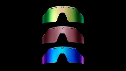 Las lentes de las gafas Shield Pro de TAG Heuer.