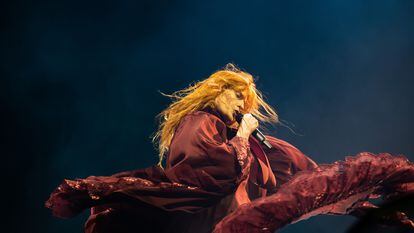 Florence and The Machine, que estarán en 2023 en el BBK Live y Cala Mijas, en su actuación en Mad Cool en 2022.
