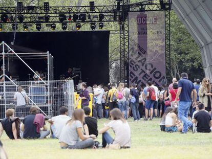 Ambiente en el DCODE, que se celebra en la Universidad Complutense de Madrid, en septiembre.