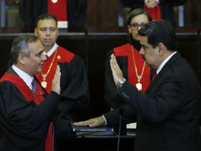 La juramentación del presidente de Venezuela se celebra sin representantes de la UE, Estados Unidos o el Grupo de Lima, con la excepción de México