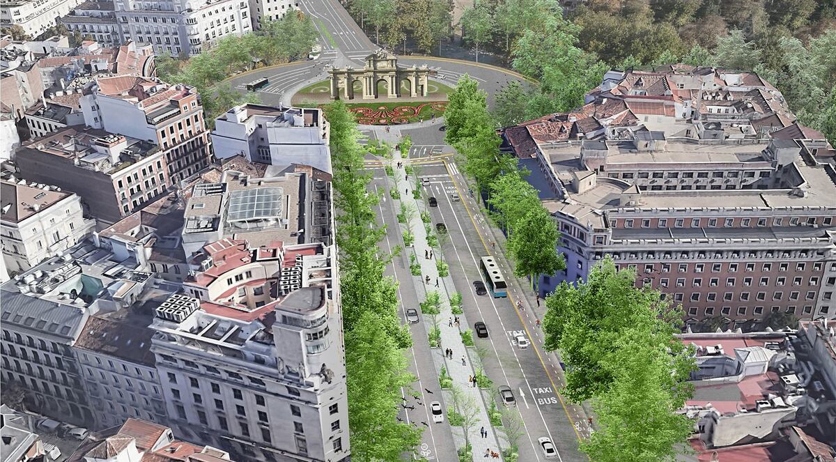 Almeida announces a pedestrian boulevard for 2024 that will link Cibeles with Puerta de Alcalá, but it will not cut off traffic |  Madrid News