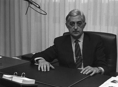 Javier Caño, cuando era consejero del Gobierno vasco, en 1991.
