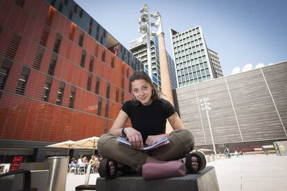 Ivet Zwatrzko, en la Universidad Pompeu Fabra, en Barcelona. 