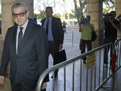 El presidente de Unicaja, Braulio Medel, el pasado febrero.
