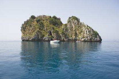 Isla de Coniglio, en el cabo Palinuro, en la costa del Cilento.
