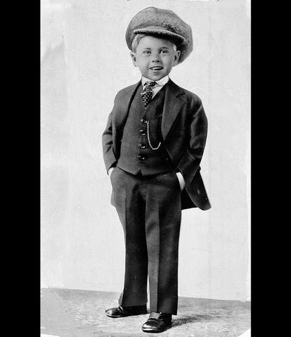 Mickey Rooney en una imagen de 1925, cuando era una estrella infantil con 5 años de edad.