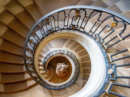Escalera del Museo Nissim de Camondo, en París.