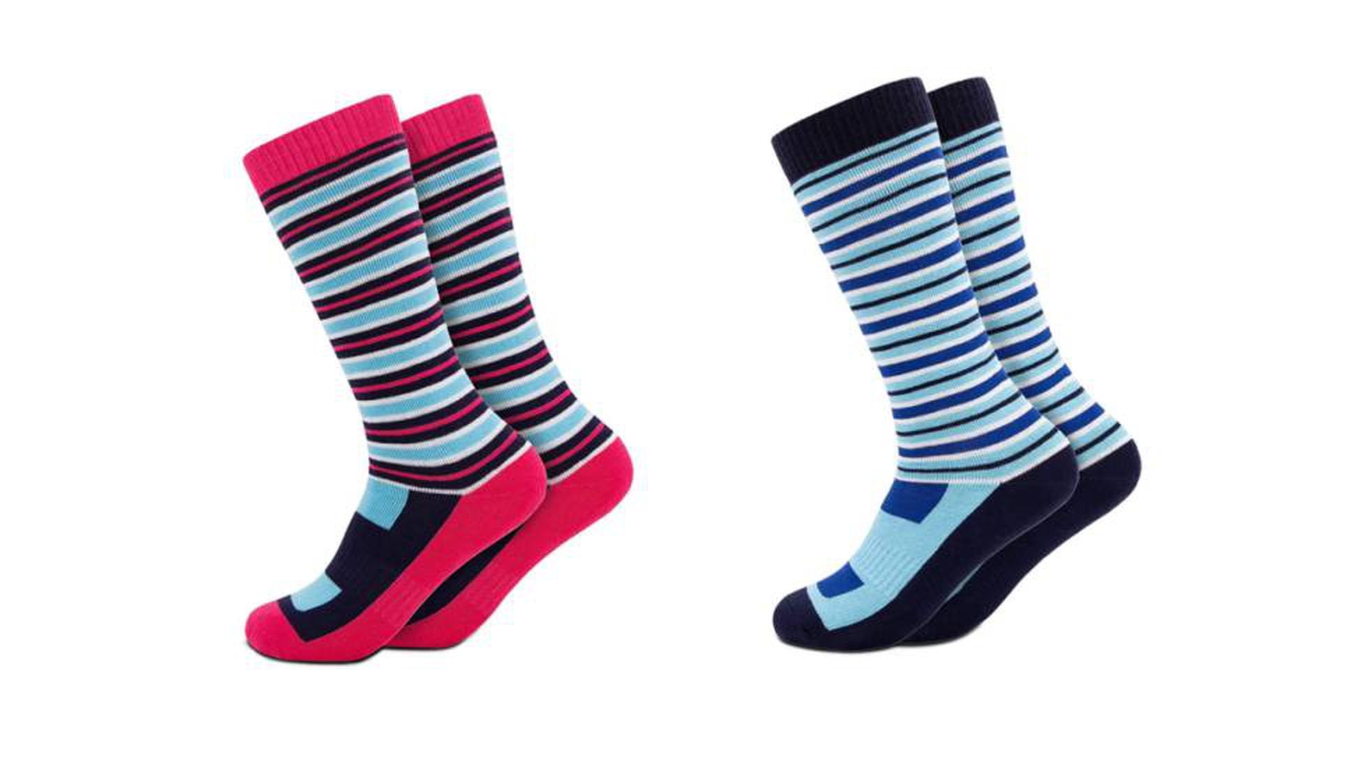 1 Pares Calcetines Impermeables Calcetines de Esquí de Invierno Calcetines  Térmicos Cálidos Calientes Para Clima Frío, Tamaño: M (40-42) - Azul  Marino+franja Amarilla-TVC-Mall.com