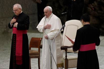 El Papa Francisco durante la audiencia semanal celebrada en el Vaticano el pasado miércoles.