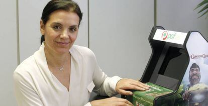 Helena Rico, directora general de Paf España, en la sede de la compañía en Madrid.