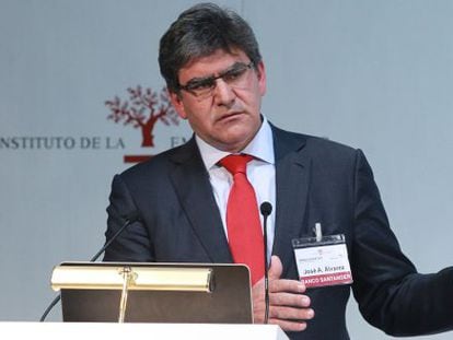 El consejero delegado de Santander, Jos&eacute; Antonio &Aacute;lvarez.