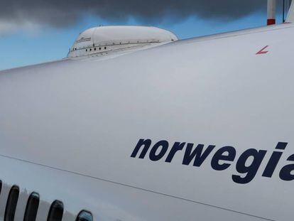 Una aeronave de la low cost Norwegian Air. 