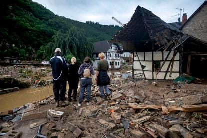 The German town of Schuld, devastated after the floods.

