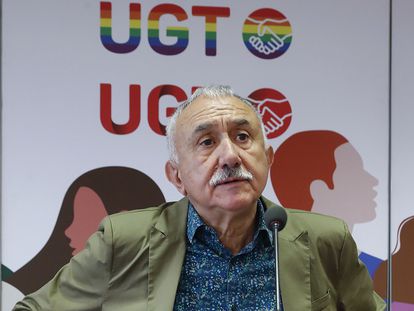 El secretario general de UGT, Pepe Álvarez. EFE/ J.P.Gandul