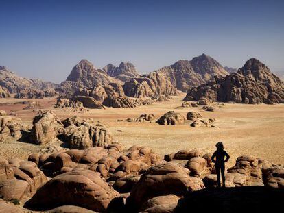 Desierto de Wadi Rum, donde se rodó la película 'El marciano'.