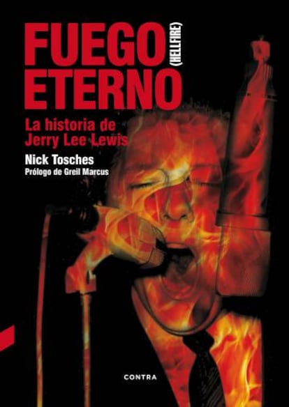 Portada de 'Fuego eterno', un recorrido por la vida de uno de los roqueros más salvajes.